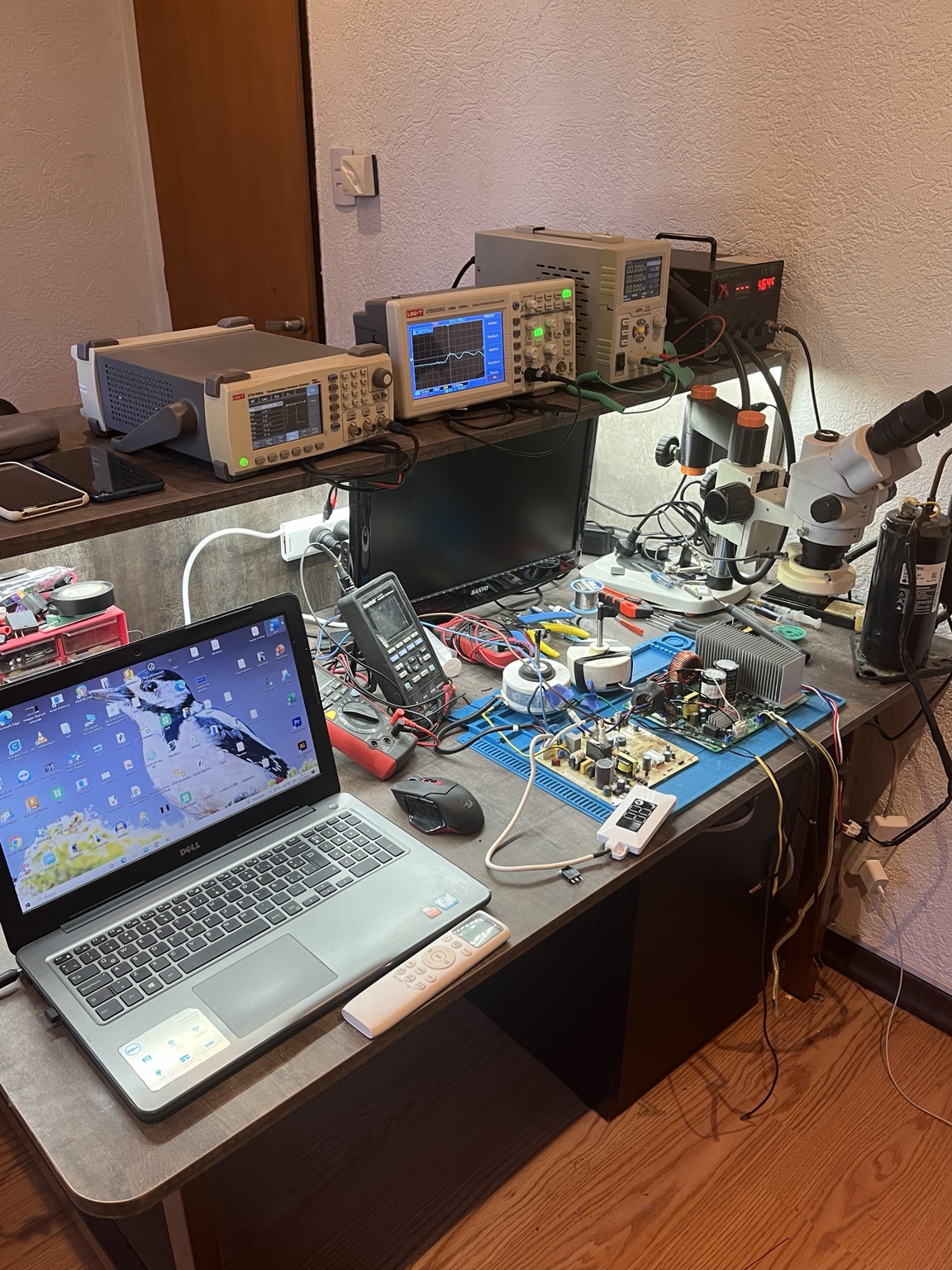 Reparación electrónica de plaquetas